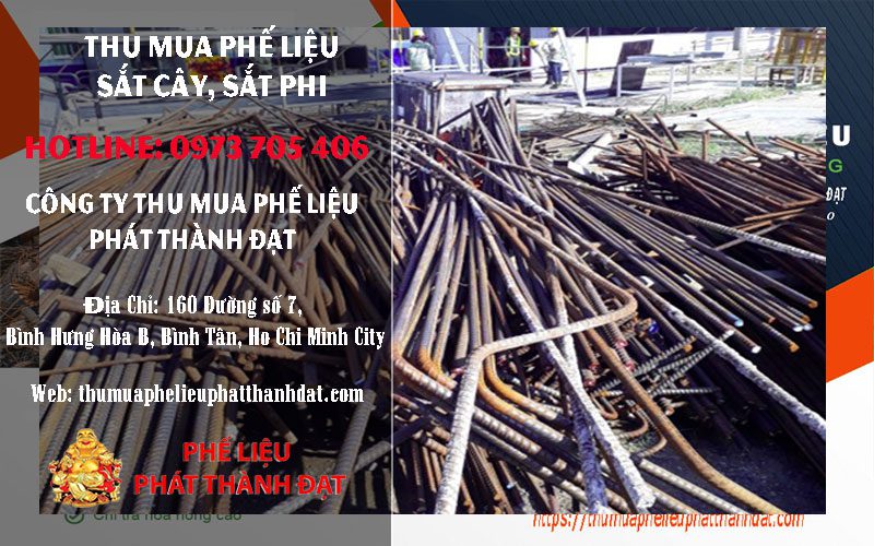 Dịch vụ thu mua phế liệu sắt thép cây, sắt cuộn, thép hình tại Đà Nẵng